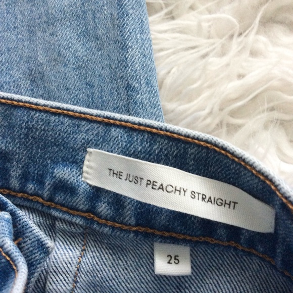 Aritzia Denim Forum The Just Peachy Straight Jeans - Picture 11 of 11